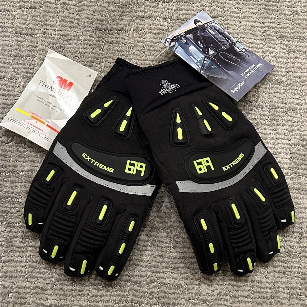 RefrigiWear Insulated Extreme Freezer Gloves, Winter Work Gloves XL
